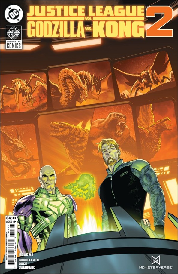 Justice League vs. Godzilla vs. Kong 2 issue 3 Christian Duce Cover