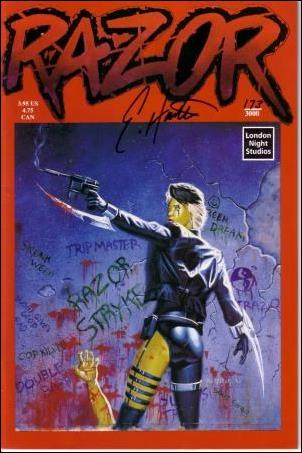 Razor (1991) issue 2-C Red Limited Edition (Signed by Hartsoe) 1/3000