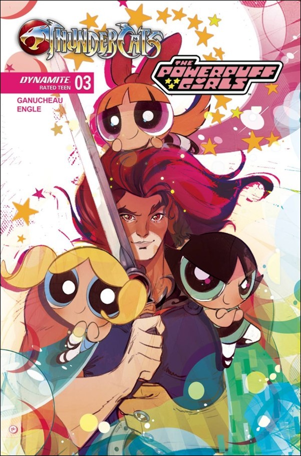 ThunderCats / The Powerpuff Girls issue 3-E Nicoletta Baldari Cardstock Cover