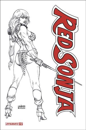 Red Sonja (2019) issue 17-L Joseph Michael Linsner 1:20 Black & White Cover