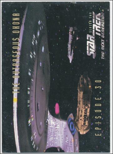 Star Trek: The Next Generation - The Episode Collection Season Two (Base Set) card 146 The Outragious Okona, Episode 30B
