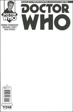 Doctor Who: The Twelfth Doctor Year Two issue 1-E Blank/Sketch Cover