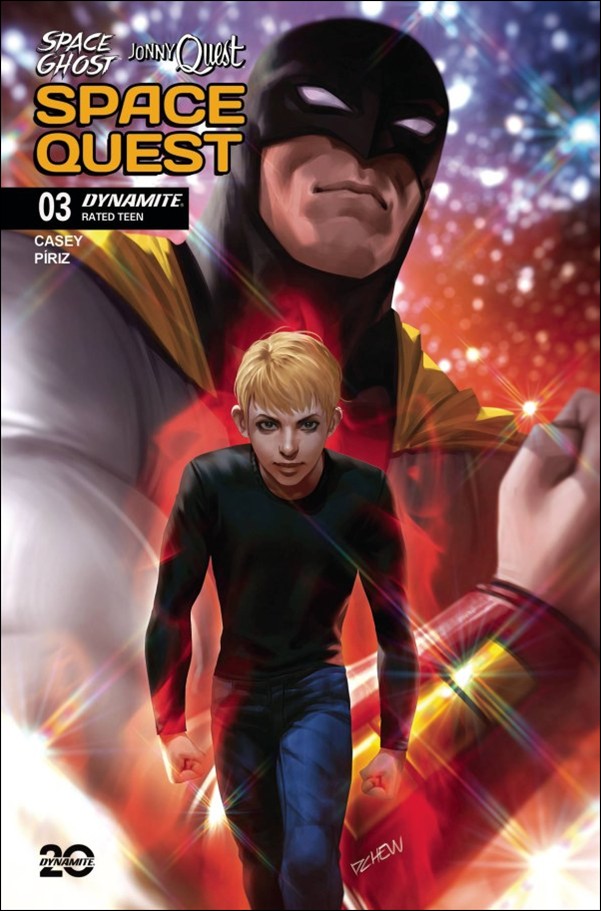 Space Ghost / Jonny Quest: Space Quest issue 3-C Derrick Chew Cover