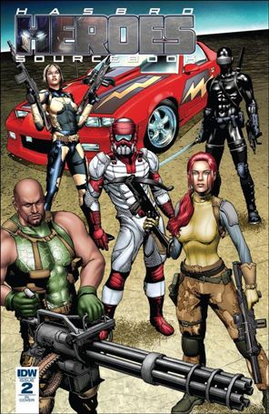 Hasbro Heroes Sourcebook issue 2-C Marcelo Borstelmann 1:10 Cover