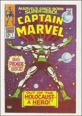 Marvel Super Heroes First Issue Covers (Base Set) card 10 Captain Marvel