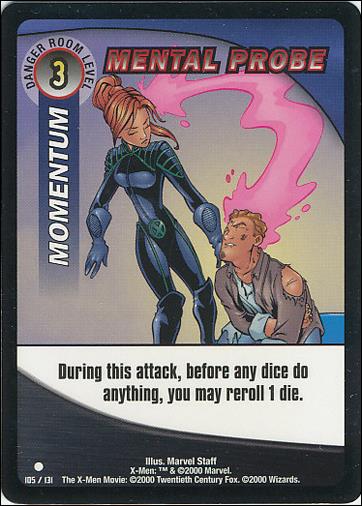 X-Men Trading Card Game (Base Set) card 105 Mental Probe