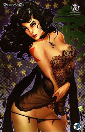 Widow's Web issue 1-K Nei Ruffino Emerald City Black Cover 1/200