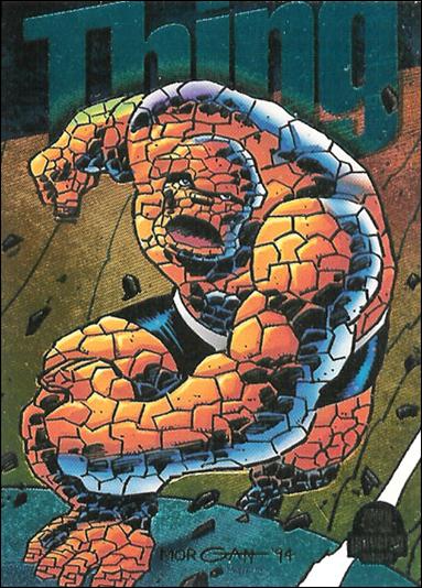 Marvel Universe: Series 5 (Power Blast Subset) card 9 Thing (Rainbow Foil)