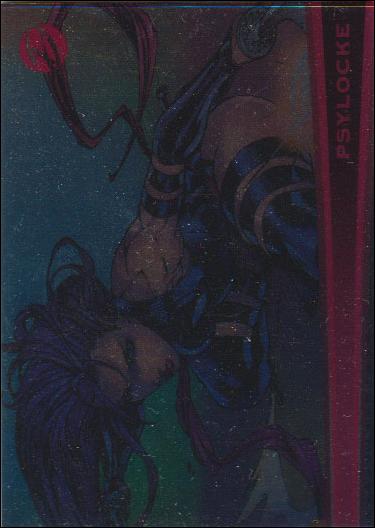 Marvel Dangerous Divas (Parallel Foil Base Set) card 6 Psylocke