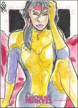 Women of Marvel (SketchaFEX Subset) card AS2 Alexandre Starling 1/155