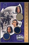 Buffy the Vampire Slayer: Memories (Pieceworks Subset) card PW17B-B Costumes Worn By Sarah Hagan, Felicia Day & Indigo