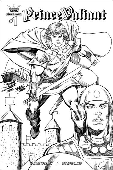 King: Prince Valiant issue 1-E Rob Liefeld 1:35 Black & White Cover