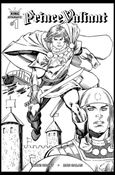 King: Prince Valiant issue 1-E Rob Liefeld 1:35 Black & White Cover
