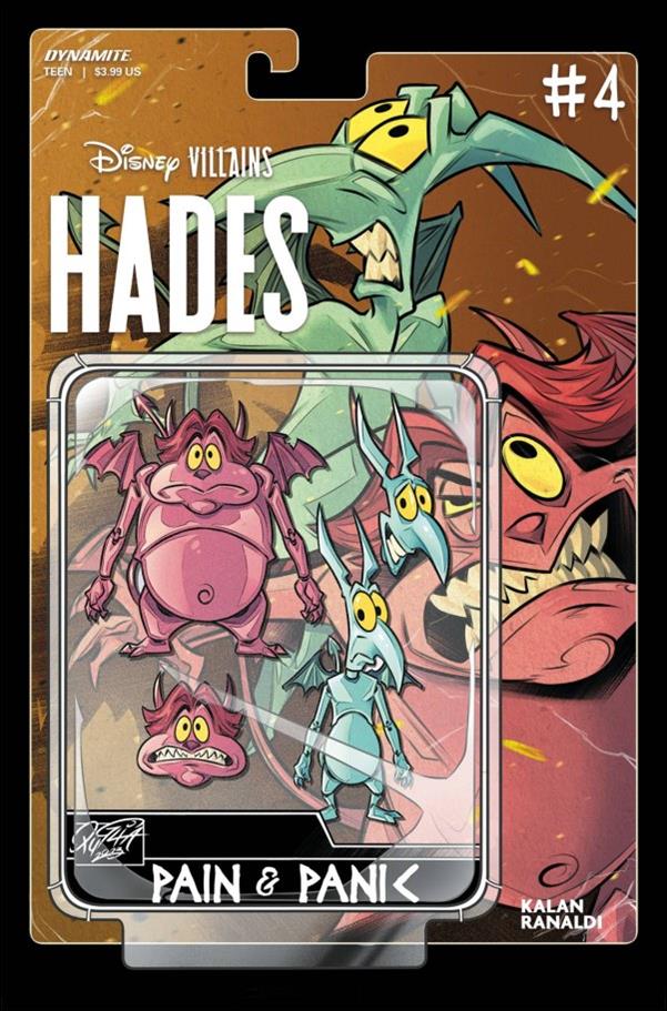 Disney Villains: Hades issue 4-E Action Figure Cover