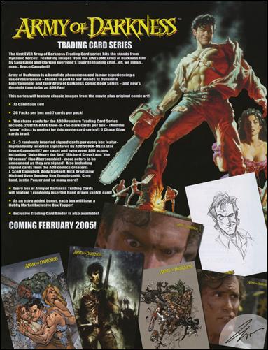Army of Darkness card 7 Dealer Sell Sheet