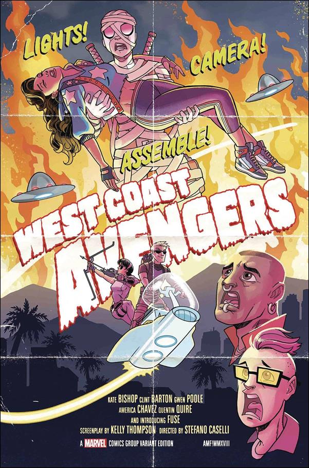 West Coast Avengers (2018) issue 2-C Tony Fleecs 1:25 Cover