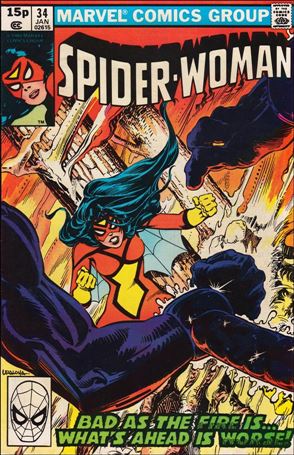 Spider-Woman (1978) issue 34-B UK Price Cover