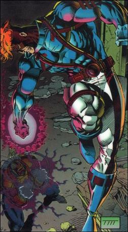 WildC.A.T.s '94 (Base Set) card 81 Spartan vs. Attica