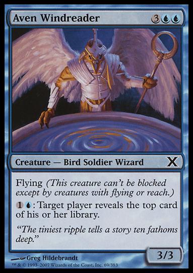 Magic the Gathering: 10th Edition (Base Set) card 69 Aven Windreader