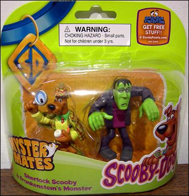 Scooby-Doo: Mystery Mates figure 4 Sherlock Scooby and Frankenstein's Monster