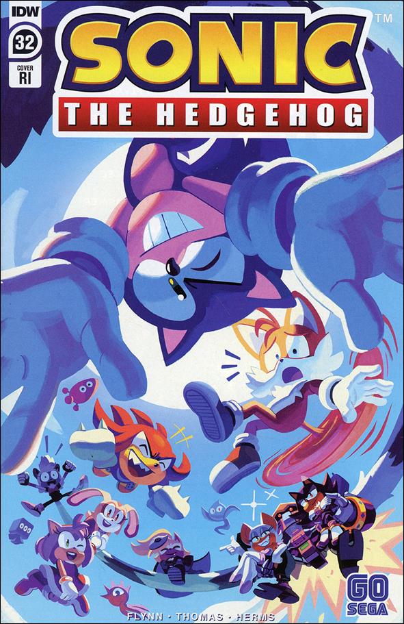 Sonic the Hedgehog (2018) issue 32-C Nathalie Fourdraine 1:10 Cover
