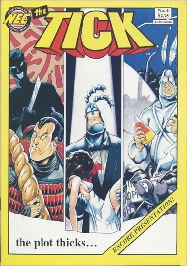 Tick (1988) issue 4-E Yellow Border Cover (5th Printing)