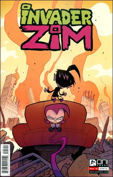 Invader Zim issue 5 Rikki Simons Cover