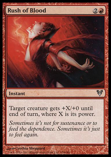 Magic the Gathering: Avacyn Restored (Base Set) card 154 Rush of Blood