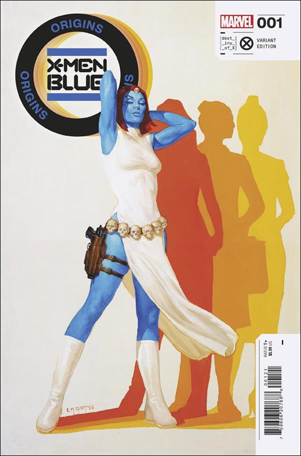 X-Men Blue: Origins issue 1-C Erik M. Gist Mystique Cover