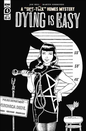 Dying is Easy issue 4-C Gabriel Rodriguez 1:10 Black & White Cover