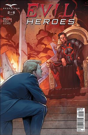 E.V.I.L. Heroes issue 2-B Salvatore Cuffari Cover