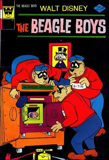 Walt Disney the Beagle Boys issue 22-B Whitman Cover