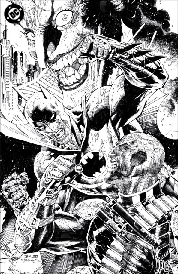 Batman (2016) issue 158-P Jim Lee B&W Virgin 1:608 Connecting Stock Cover