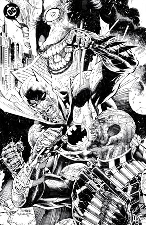 Batman (2016) issue 158-P Jim Lee B&W Virgin 1:608 Connecting Stock Cover