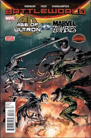 Age of Ultron vs Marvel Zombies issue 3 Steve Pugh Cover