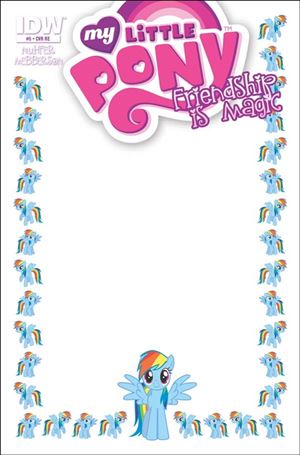 My Little Pony: Friendship is Magic issue 5-I Larry's and Jetpack Comics Blank Cover