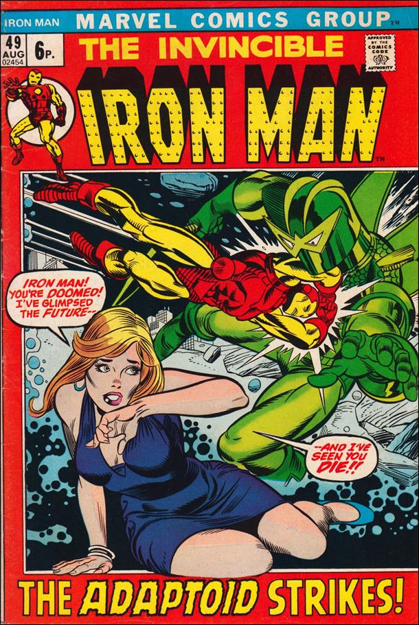 Iron Man (1968) issue 49-B UK Price Cover