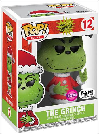 POP! Books figure 12-C The Grinch (Flocked) BAM! Exclusive