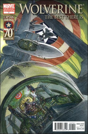 Wolverine: The Best There Is issue 7-B 1:20 "I Am Captain America" Cover