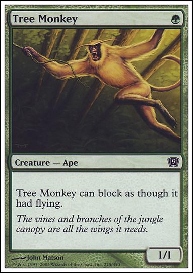 Magic the Gathering: 9th Edition (Base Set) card 275 Tree Monkey