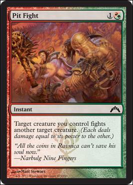 Magic the Gathering: Gatecrash (Base Set) card 223 Pit Fight