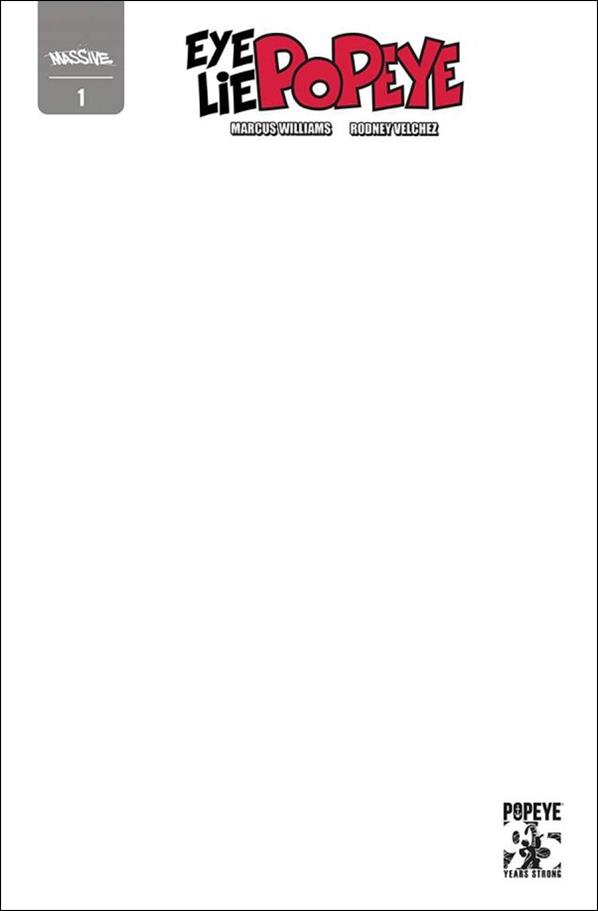 Eye Lie Popeye issue 1-H Blank Sketch Cover