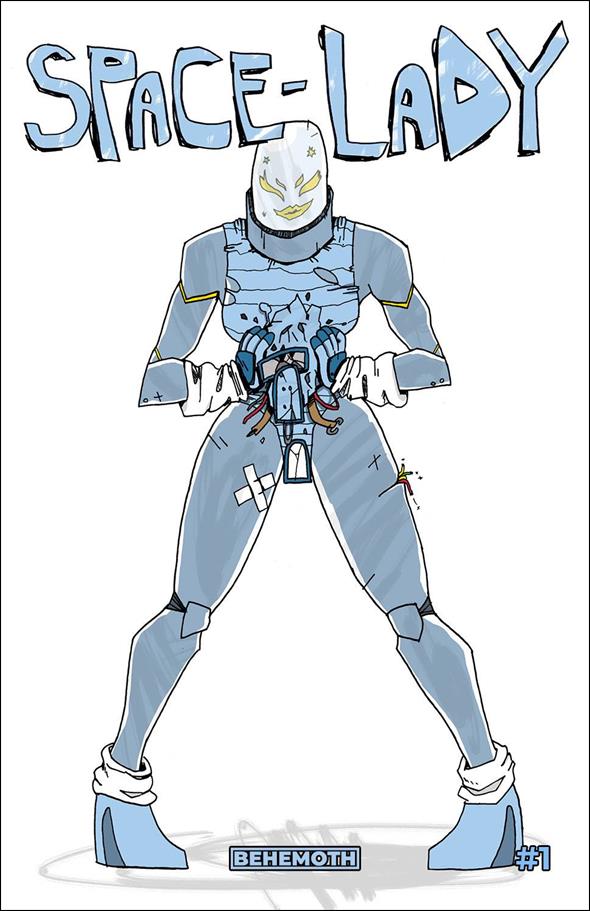 Space-Lady issue 1-C Ashley Warwick "Enemy" Cover