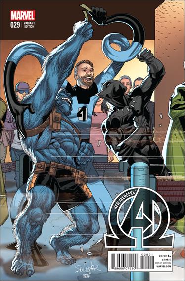 New Avengers (2013) issue 29-B Salvador Larroca 1:20 Welcome Home Cover
