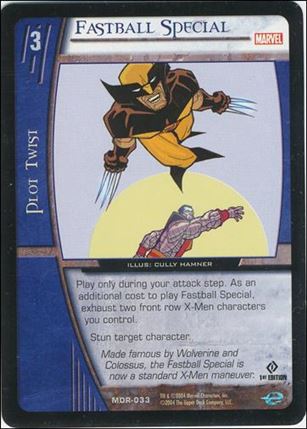 Marvel Origins: VS System (Base Set) card MOR-033 Fastball Special