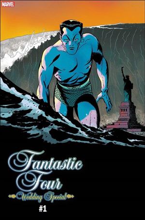 Fantastic Four Wedding Special issue 1-E Marcos Martin Fantastic Four Villains Cover