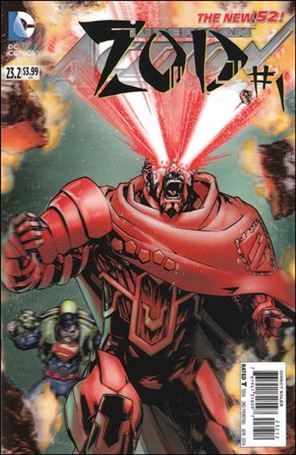 Action Comics (2011) issue 23.2-C Zod 3D Cover (2nd Printing)