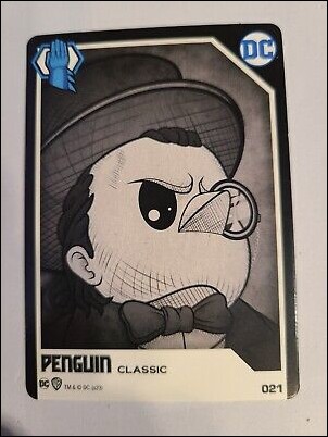 DC Comics Ooshies Collector Cards: Series 2 card 21 Penguin: Classic
