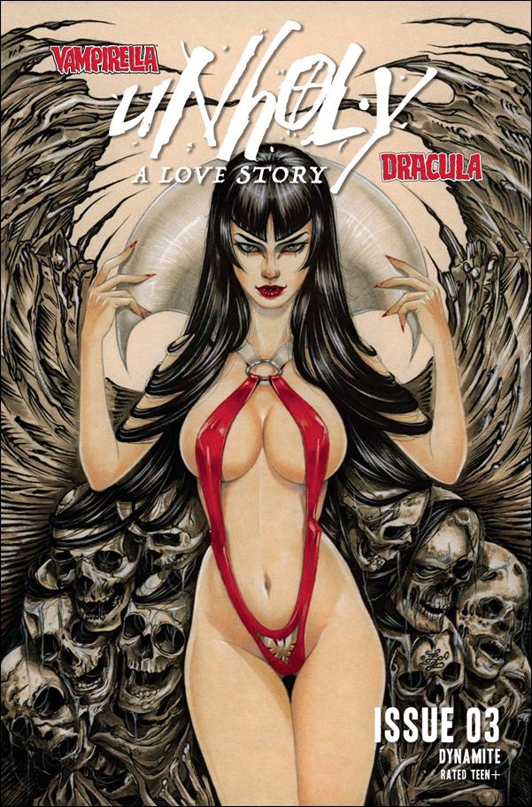 Vampirella/Dracula: Unholy issue 3-G Zoe Lacchei Cover