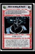 Star Wars: Dagobah Limited (Base Set) card 134 What Is Thy Bidding, My Master?
